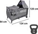 Łóżeczko dziecięce Ikonka składane dwupoziomowe max 15 kg 60 x 120 cm (5903039768611) - obraz 3