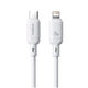 Кабель Baseus Silky Series Cable Type-C to Lightning 20W 2m P10377700213-01 White - изображение 1