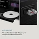 Стереосистема програвач вінілу Auna Oakland DAB Plus DAB+/FM/AUX IN/Bluetooth (10038003) - зображення 8