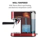 Кофеварка рожковая Klarstein Futura Espressomaker 20 бар (10035184) - изображение 5