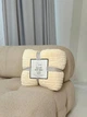 Теплий плед Косичка на овчині Євро 200х230 Молочний (Д-sh-ecov-005) - зображення 2