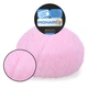 Candy-Yarn Mohair 75%, Нежно-розовый №15 - тонкая мохеровая пряжа с полиамидом 25 г / 237 м, для ажурных узоров, свитеров, шалей и кардиганов - изображение 1