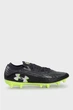 Бутси чоловічі Under Armour Ua Magnetico Pro 4 Fg 44.5 Чорний, Салатовий 3027699-001 - зображення 1