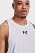 Майка чоловіча Under Armour Ua Baseline Cotton Tank 2XL Білий 1361901-100 - зображення 3