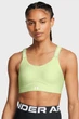 Спортивний топ жіночий Under Armour Ua Infinity High 2.0 Bra S Салатовий 1384112-384 - зображення 1