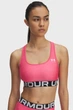 Спортивний топ жіночий Under Armour Ua Hg Mid Branded S Рожевий 1383544-672 - зображення 1