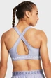 Спортивный топ женской Under Armour Crossback Mid Bra XS Бузковий 1361034-539 - изображение 2