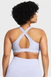 Спортивный топ женской Under Armour Crossback Mid Bra XS Бузковий 1361034-539 - изображение 4