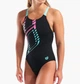 Купальник закрытый женский Arena Graphic Swim Pro Black 40 Чорний 010809-580 - изображение 1