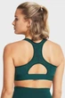 Спортивный топ женской Under Armour Ua Hg Armour High XS Темно-зелений 1379195-449 - изображение 2