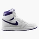 Кросівки жіночі Jordan 1 High "Court Purple" 36 Білий CD0461-151 - зображення 3
