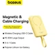 Павербанк Baseus Magnetic Mini 10000mAh 30W з бездротовою зарядкою Qi 15W функцією MagSafe 3A QC3.0+PD3.0 (P1002210BY23-00) Yellow - зображення 14