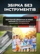 Складаний мангал гриль на високих ніжках 48х30х57см вугільний барбекю з нержавіючої сталі з гратами для кемпінгу та пікніка - зображення 4