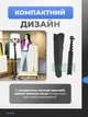 Профессиональный штатив-трипод с держателем для телефона, камер и кольцевых ламп, 1/4", 165 см с чехлом - изображение 6