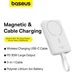 Павербанк Baseus Magnetic Mini 10000mAh 30W з бездротовою зарядкою Qi 15W функцією MagSafe 3A QC3.0+PD3.0 (P1002210B223-00) White - зображення 14