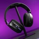 Игровые беспроводные наушники Proove Gaming Glimmer (APP) с микрофоном и LED RGB подсветкой геймерская гарнитура (WHGL00022016) Black/Purple - зображення 12