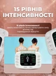 Электростимулятор мышц импульсный массажер для тела и нервов миостимулятор, от сети или батареек, 15 уровней, 8 программ - изображение 3