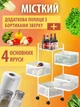 Этажерка на колесах 4 полки для кухни, ванной и хранения овощей, полка для фруктов поворотная в 4 яруса, Белая - изображение 6