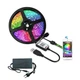 Світлодіодна LED стрічка RGB SMD 5050 15 метрів DC12V з блоком живлення 220V та пультом ДК - зображення 1