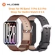 Ремінець шкіряний MiJobs для фітнес-браслету Xiaomi Smart Band 9Pro / 8Pro Dark brown - зображення 6
