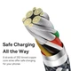 Кабель Baseus Dynamic Series Fast Charging Data Cable USB to Type-C 100W 1м Білий (CALD000602) - зображення 4