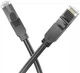 Мережевий інтернет кабель для роутера Borofone BUS01 CAT6 High-Speed 1Gbts LAN RJ45 1м - Black - зображення 3