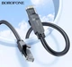 Мережевий інтернет кабель для роутера Borofone BUS01 CAT6 High-Speed 1Gbts LAN RJ45 1м - Black - зображення 6