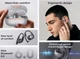 Спортивні bluetooth навушники HTC з AI-перекладачем 134 мови NE18 Silver - зображення 3