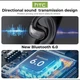 Спортивні bluetooth навушники HTC з AI-перекладачем 134 мови NE18 Silver - зображення 5