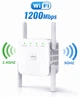 Усилитель WiFi репитер ретранслятор вай фай сигнала 1200 Мбит/с двухдиапазонный 2,4 / 5 ГГц Fenvi Repeater range extender мощный удлинитель wi fi интернета для роутера до 1600 м² повторитель расширитель вайфая - изображение 9