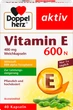 Вітаміни та мінерали Doppelherz aktiv Vitamin E 400 мг, натуральний, антиоксидантний захист клітин, підтримка серця, судин та імунітету, 40 шт. - зображення 1