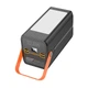 Повербанк Hoco DB49 Action 100000mAh 22.5w швидка зарядка, ліхтар, вбудовані кабелі Чорний - зображення 4