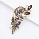 Брошь BROCHE бижутерия Цветы Букет коричневая BRBF114024 - изображение 3