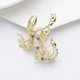 Брошь BROCHE бижутерия Знаки Зодиака Скорпион золотистая BRBF114978 - изображение 3