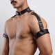 Портупея чоловіча BDSMU 10893 One size колір чорний - зображення 3