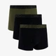 Труси-боксери UA PERFORMANCE COTTON - SOLID 3 IN 3PK Чорний, Зелений 2XL (1383891-005 2XL) - изображение 1