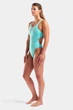 Купальник закритий Arena TEAM SWIMSUIT SWIM TECH SOLID Голубой 42 (004763-809 42) - зображення 2