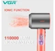 Профессиональный фен VGR V-440 1400 Вт 3 режима обдува и температуры 3 насадки концентрат диффузор - изображение 6