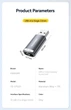 Внешняя звуковая карта Essager USB to Jack 3.5мм (1xTRRS) для микрофона и наушников Gray - изображение 2