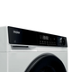 Пральна машина Haier фронтальна, 10кг, 1400, A, 52см, дисплей, пара, інвертор, люк чорний, білий - зображення 3