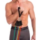 Эспандер многофункциональный для фитнеса 5 жгутов Resistance Band FI-801 Материал: Резина, нейлон, металл Цвет: Черный-радужный - изображение 3