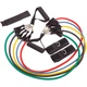 Эспандер многофункциональный для фитнеса 5 жгутов Resistance Band FI-801 Материал: Резина, нейлон, металл Цвет: Черный-радужный - изображение 5