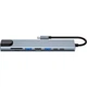 Концентратор Dynamode USB-C 8-in-1 HDMI 4K30Hz + 1xRJ45 + 1xUSB 3.0 + 1xUSB 2.0 + 1xUSB-C PD (BYL-2017L) - зображення 5