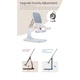Подставка для планшета и телефона Knight Foldable Desk Mobile Phone Holder Stand (Plastic) Black Essager (EZJZM-QSSJ01) - изображение 10