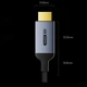 Кабель-переходник USB Type-C угловой на HDMI 4K 60Hz 2 м ZX153 металлический черный (HDMIC4K-2mG ) - изображение 2