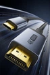Кабель-переходник USB Type-C на HDMI 4K 60Hz 2 м ZX167 металлический в оплетке черный (HDMIC4K-2m ) - изображение 6