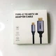 Кабель-переходник USB Type-C на HDMI 4K 60Hz 2 м ZX167 металлический в оплетке черный (HDMIC4K-2m ) - изображение 8
