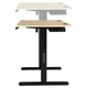 Компьютерный стол с электрорегулировкой высоты Sense7 Nojo Black Pine 120x60 см Игровой - изображение 5