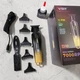 Аккумуляторный триммер VGR V-935 Gold Портативный триммер машинка для стрижки в золотистом корпусе с LED дисплеем 5 насадок - изображение 4