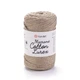 Шнур плетений з люрексом YarnArt macrame cotton Lurex 2мм бежевий (№735) - зображення 1